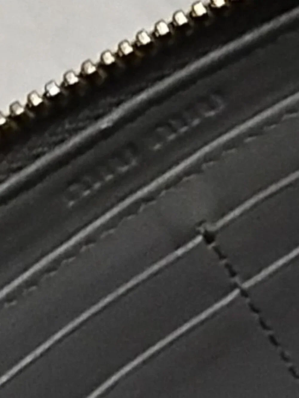 Miu Miu 2Tone Shimmer Metallic Vintage Wallet! Croc-Embossed ZipGold Logo!